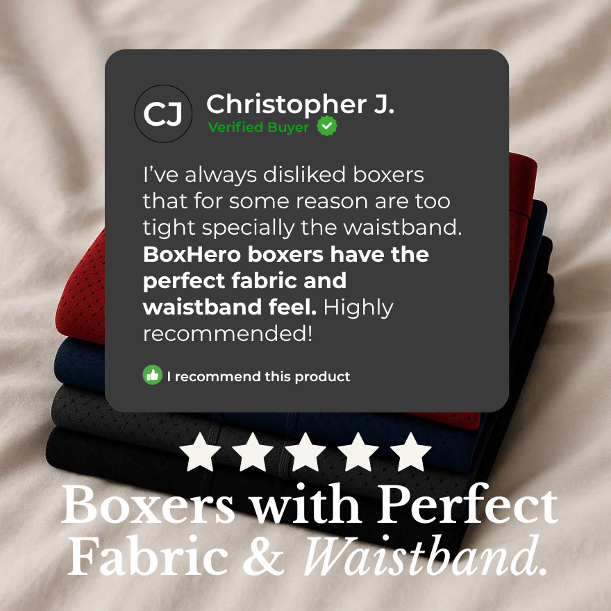 BOXER DE FIBRA DE BAMBÚ: PARA COMODIDAD DURANTE TODO EL DÍA