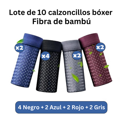 BOXER DE FIBRA DE BAMBÚ: PARA COMODIDAD DURANTE TODO EL DÍA