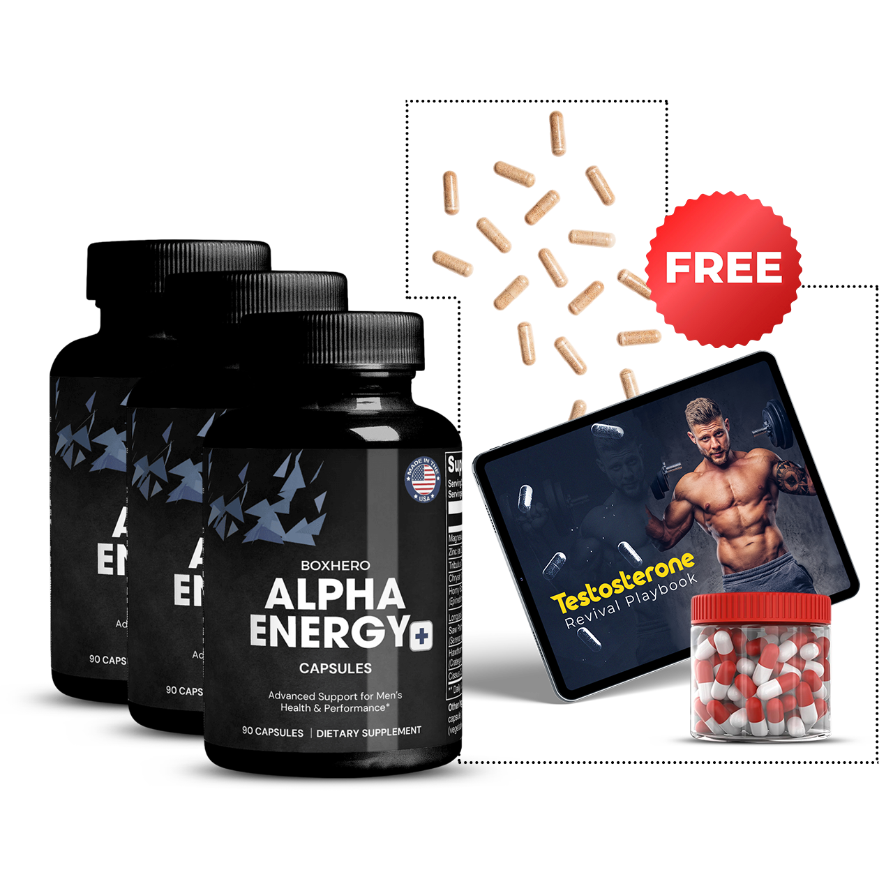 Testohero Alpha Energy 3 Bottles