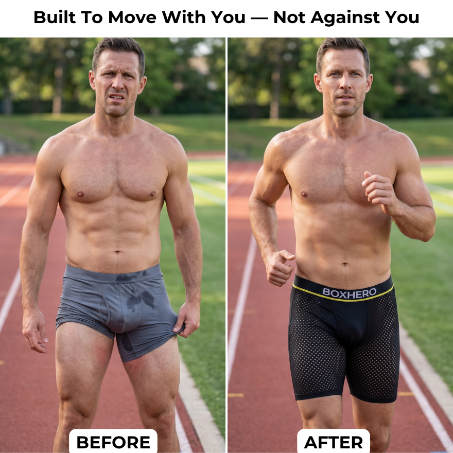 Finally — Running Boxers That Don't Chafe, Ride Up, or Stick to Your Thighs.