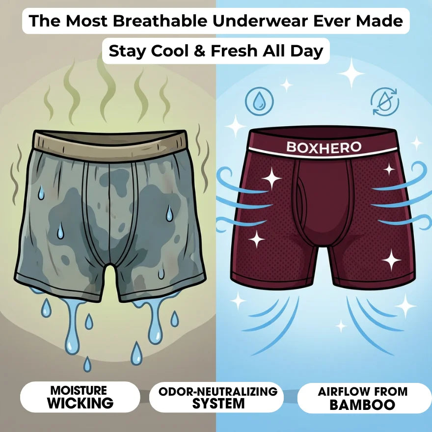 Finally, Reinvented Premium Boxers That Actually Feel Amazing All Day
