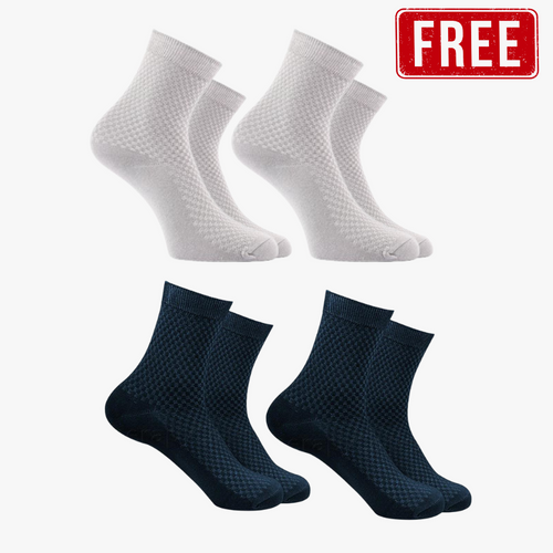 4x Premium Bamboo Fibre Socks