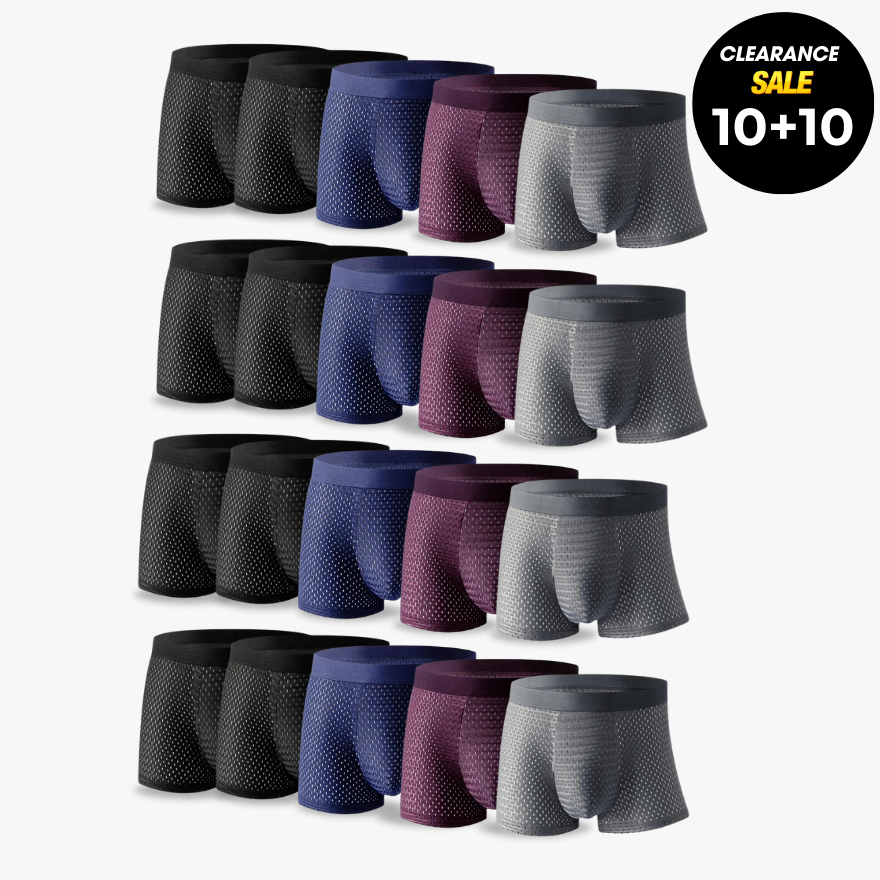 BAMBOO FIBRE BOXER SHORTS - FOR ALL-DAY COMFORT