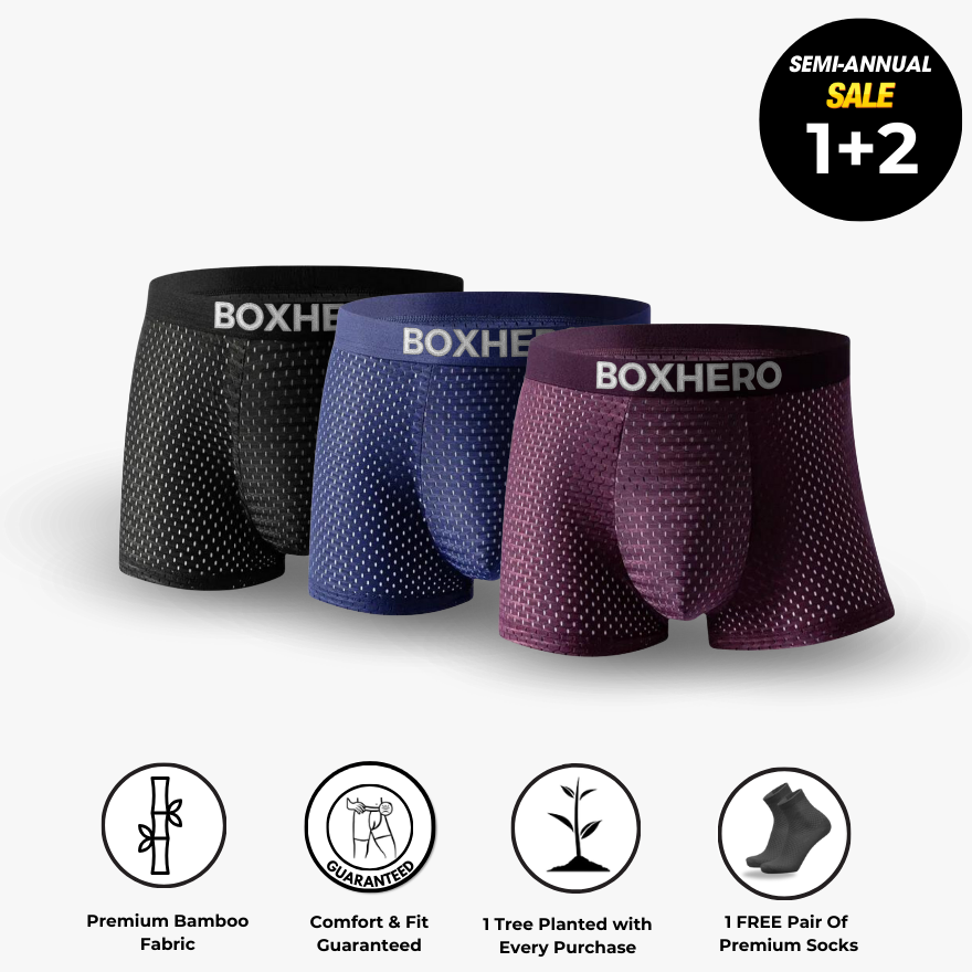 BOXER DE FIBRA DE BAMBÚ: PARA COMODIDAD DURANTE TODO EL DÍA
