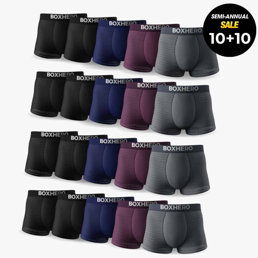 BOXHERO BAMBOO FIBRE BOXER SHORTS  1.0 - FOR ALL-DAY COMFORT