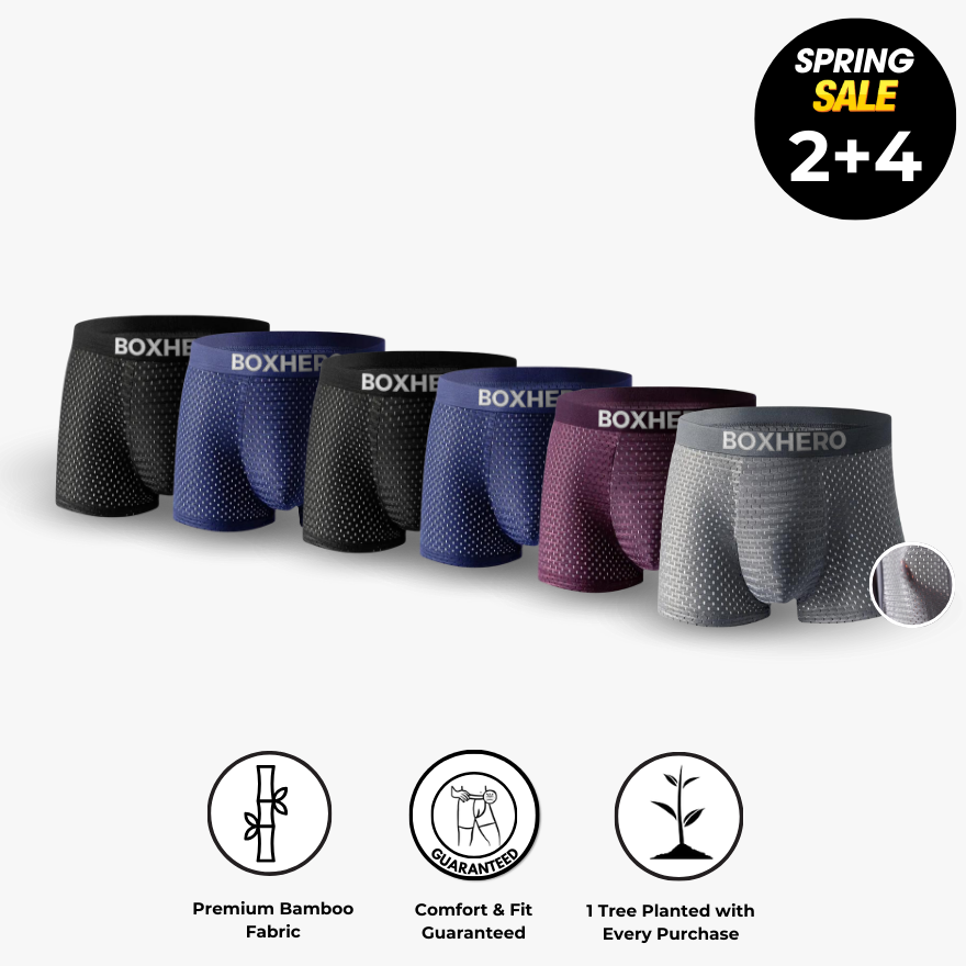 BOXER DE FIBRA DE BAMBÚ: PARA COMODIDAD DURANTE TODO EL DÍA