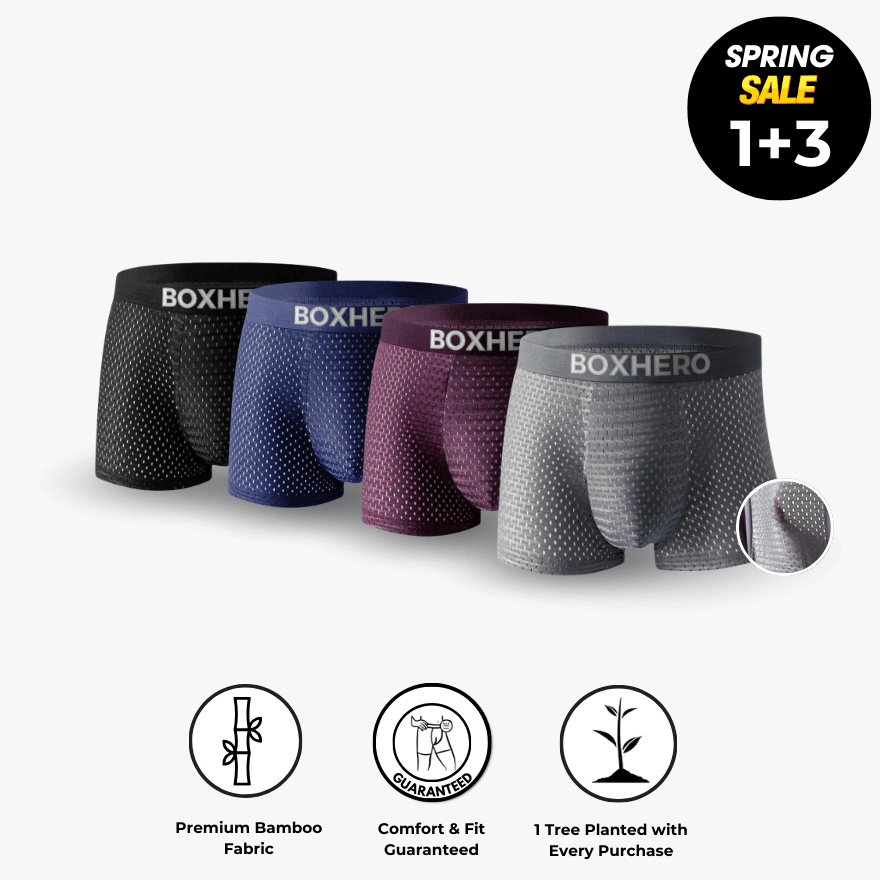 BOXER DE FIBRA DE BAMBÚ: PARA COMODIDAD DURANTE TODO EL DÍA