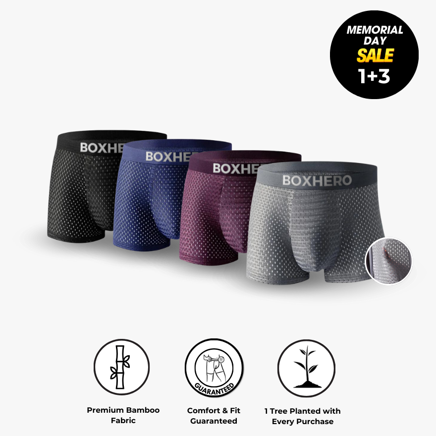 Boxers Reinvented: Sustainable Comfort That Moves With You.