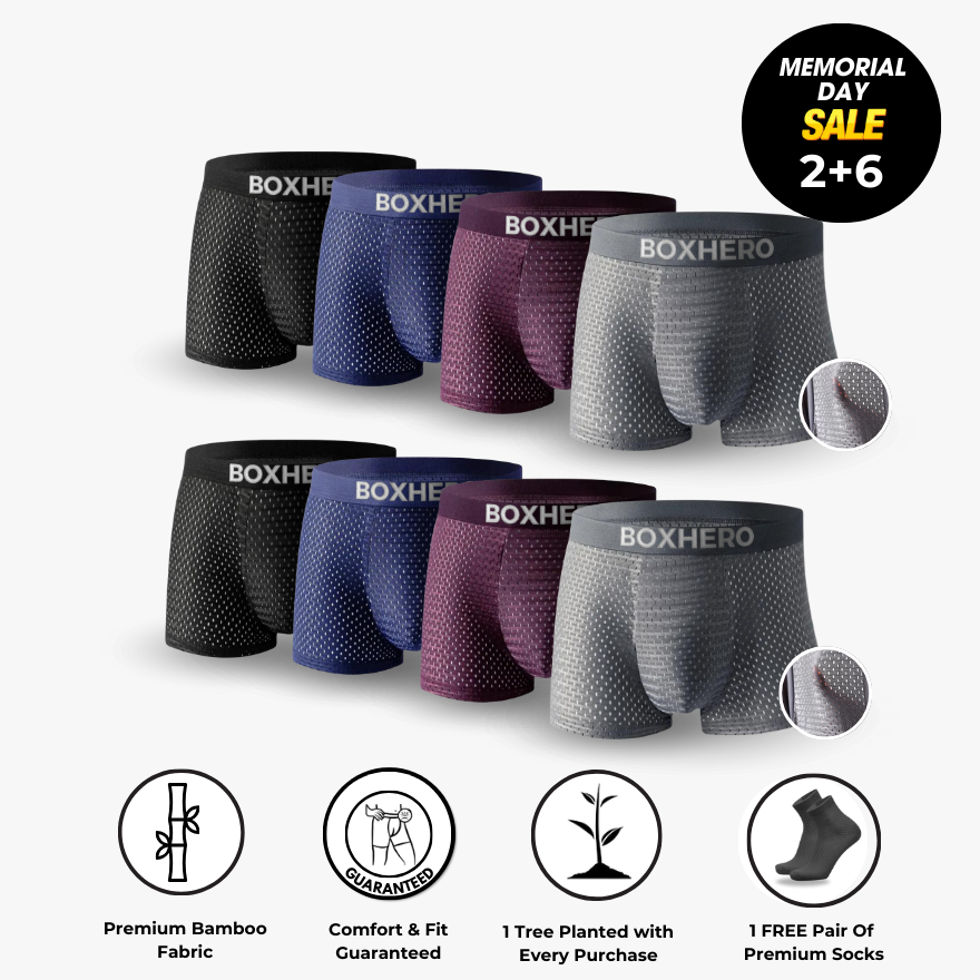 Boxers Reinvented: Sustainable Comfort That Moves With You.