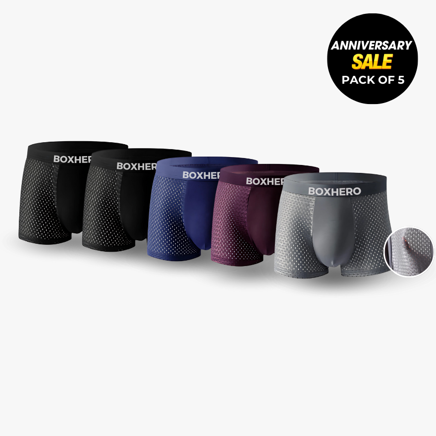 Boxers Reinvented: Sustainable Comfort That Moves With You 5-PACK