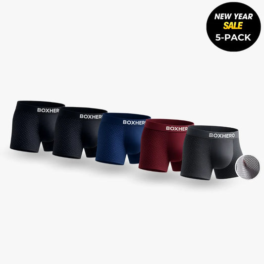 Boxers Reinvented: Sustainable Comfort That Moves With You 5-PACK