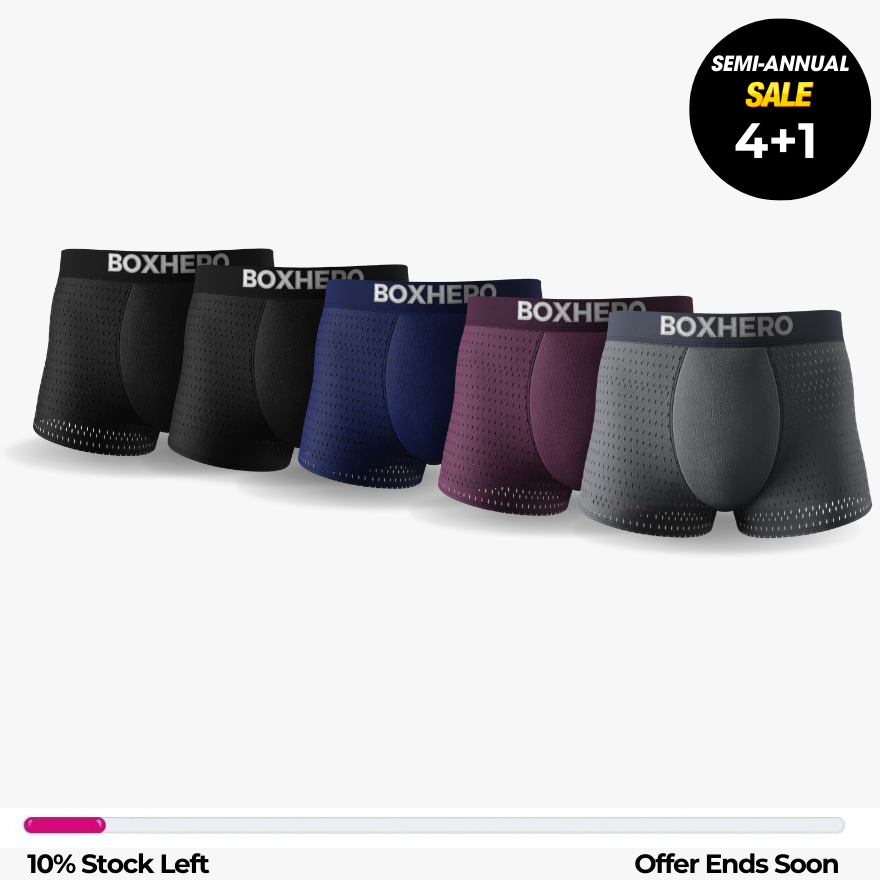 BOXHERO BAMBOO FIBRE BOXER SHORTS  1.0 - FOR ALL-DAY COMFORT