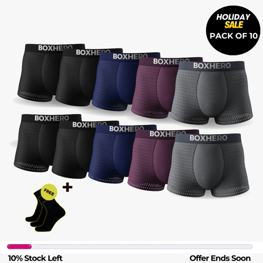 BOXHERO BAMBOO FIBRE BOXER SHORTS  1.0 - FOR ALL-DAY COMFORT