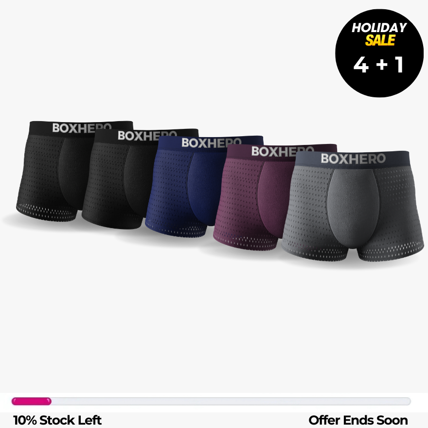 BOXHERO BAMBOO FIBRE BOXER SHORTS  1.0 - FOR ALL-DAY COMFORT