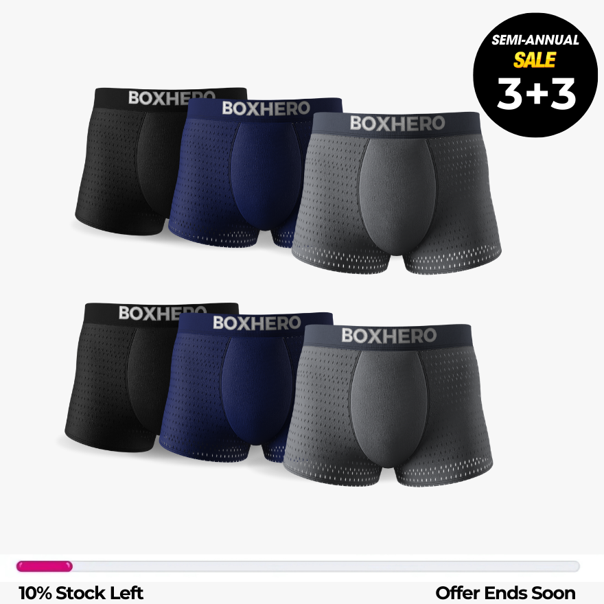 BOXHERO BAMBOO FIBRE BOXER SHORTS  1.0 - FOR ALL-DAY COMFORT