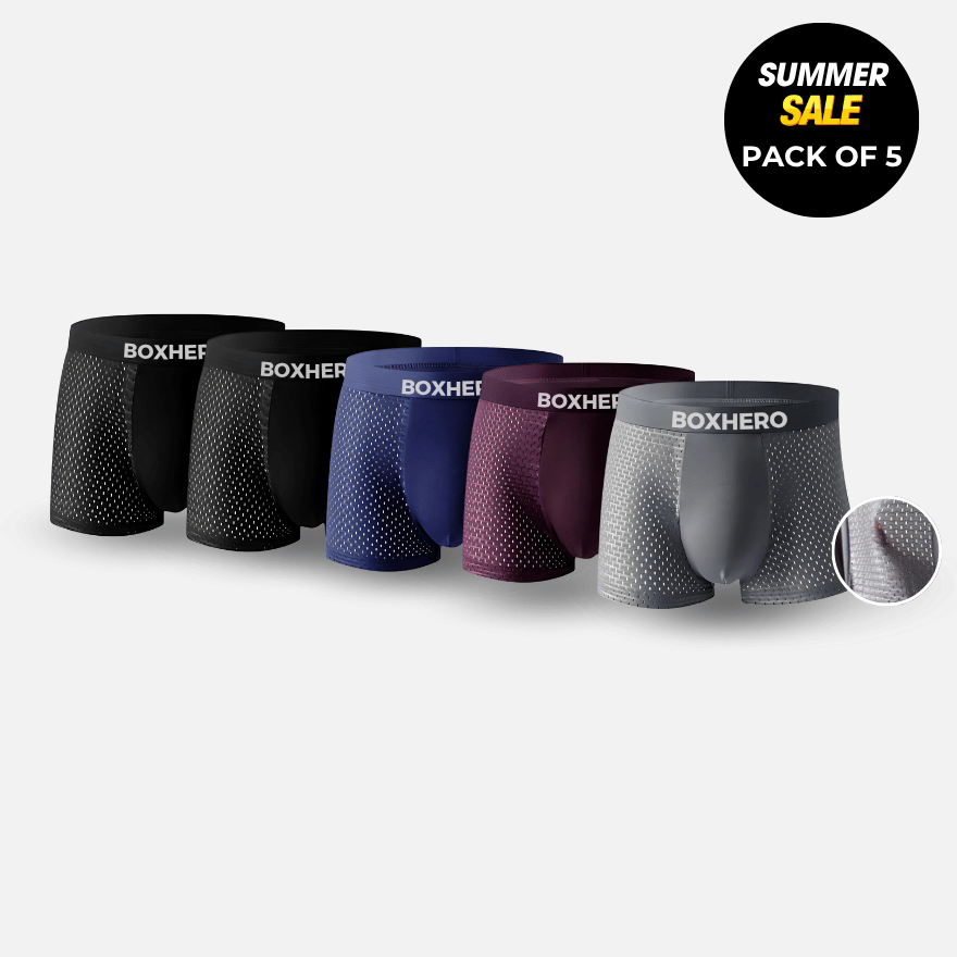 Boxers Reinvented: Sustainable Comfort That Moves With You 5-PACK