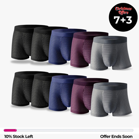 BAMBOO FIBRE BOXER SHORTS - FOR ALL-DAY COMFORT (Copy) - Boxhero