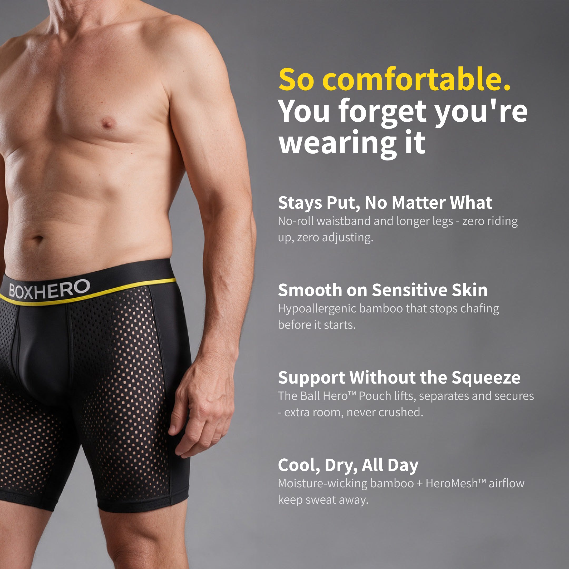 C Finally, Reinvented Premium Boxers That Actually Feel Amazing All Day