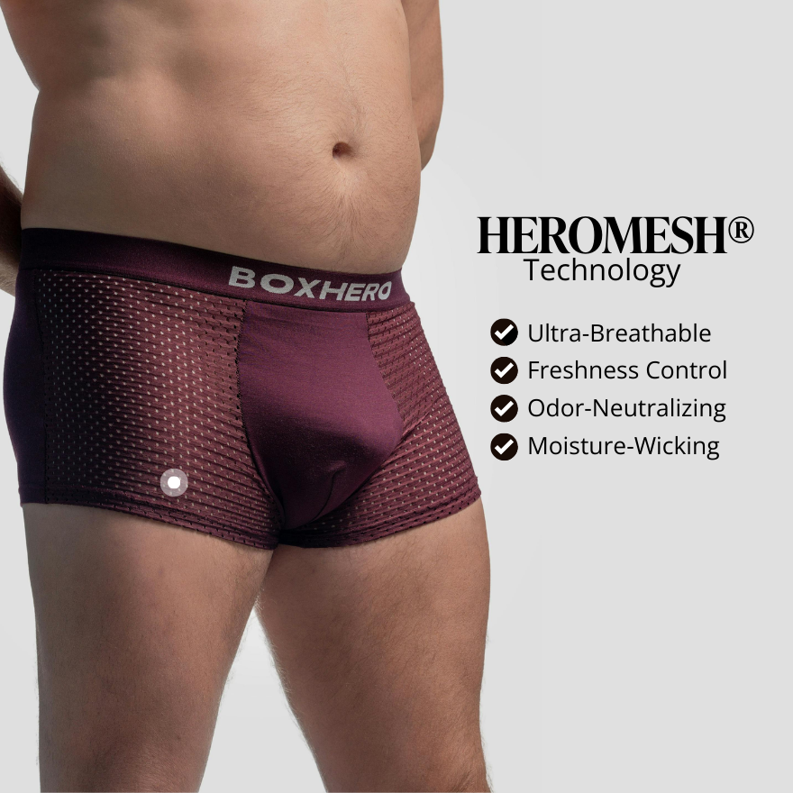 BOXHERO BAMBOO FIBRE BOXER SHORTS  1.0 - FOR ALL-DAY COMFORT & SUSTAINABILITY