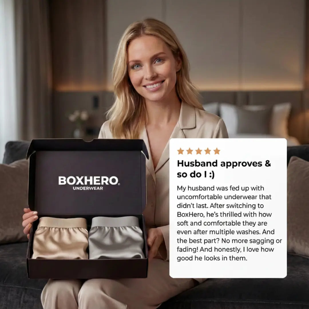 Boxers Reinvented: Boxhero Premium Silk Boxer Shorts