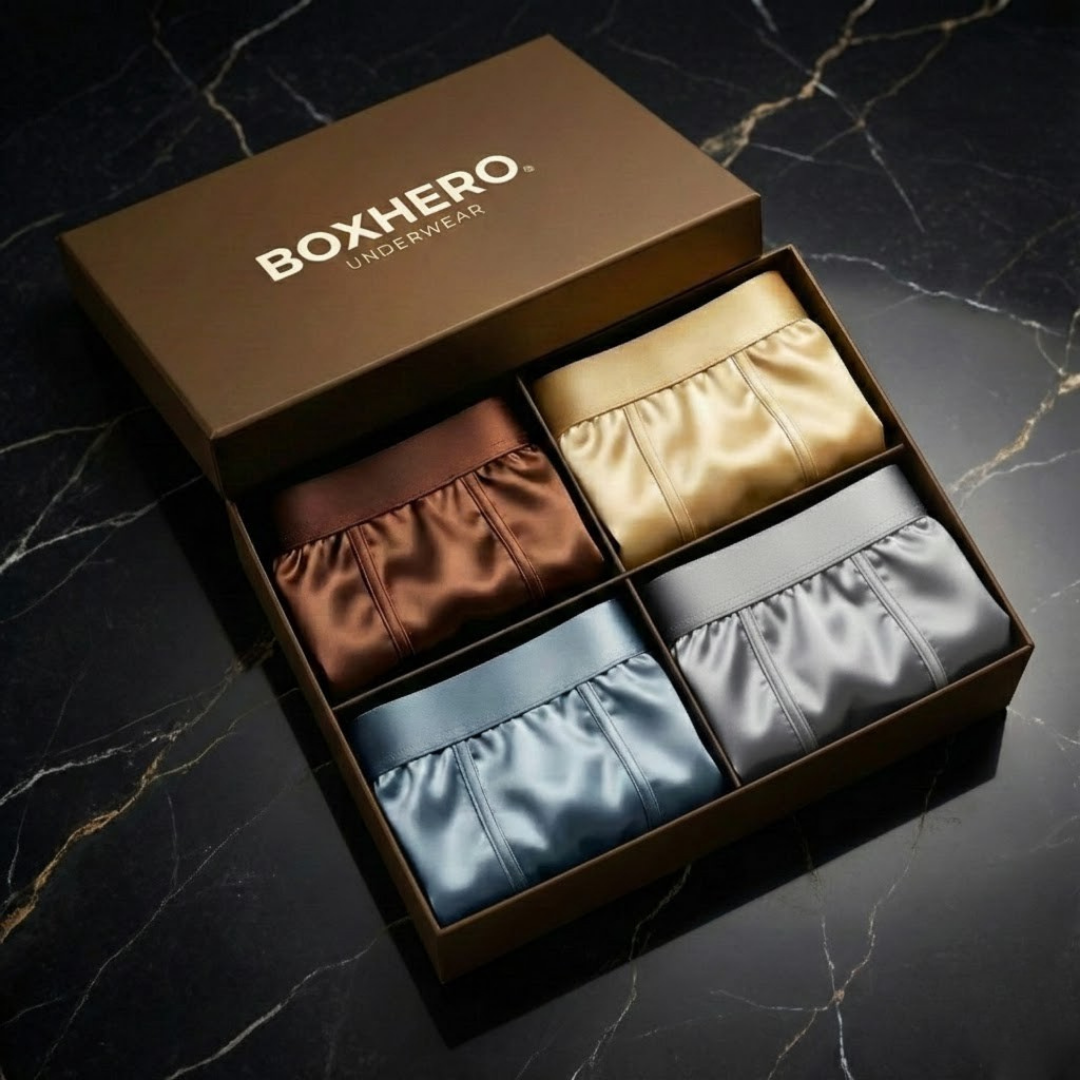 Boxers Reinvented: Boxhero Premium Silk Boxer Shorts