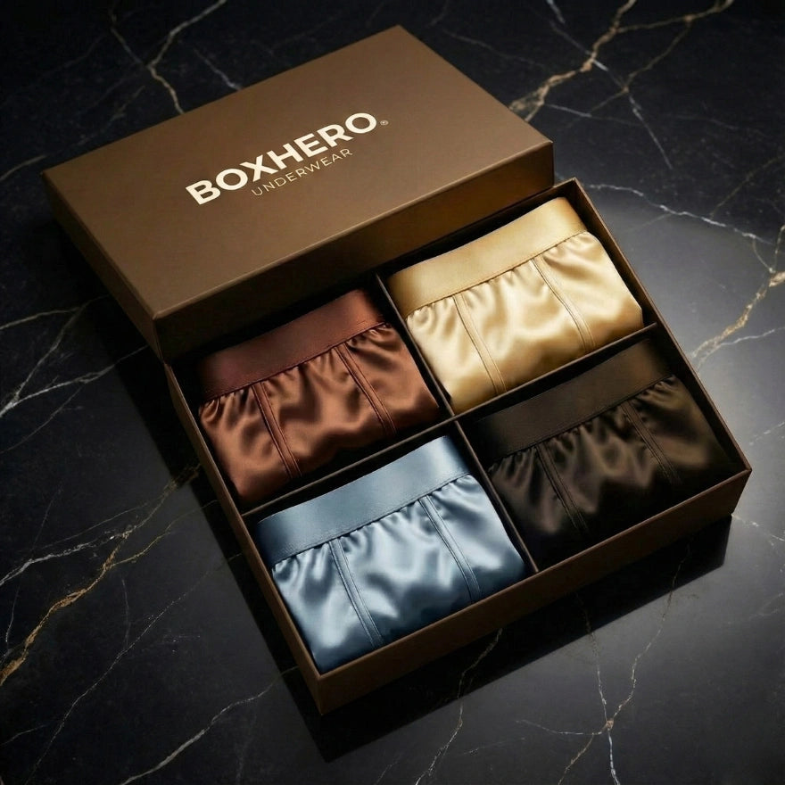 Boxers Reinvented: Boxhero Premium Silk Boxer Shorts