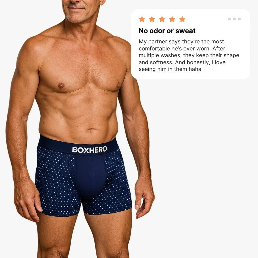 BOXER EN FIBRE DE BAMBOU - POUR UN CONFORT TOUTE LA JOURNÉE