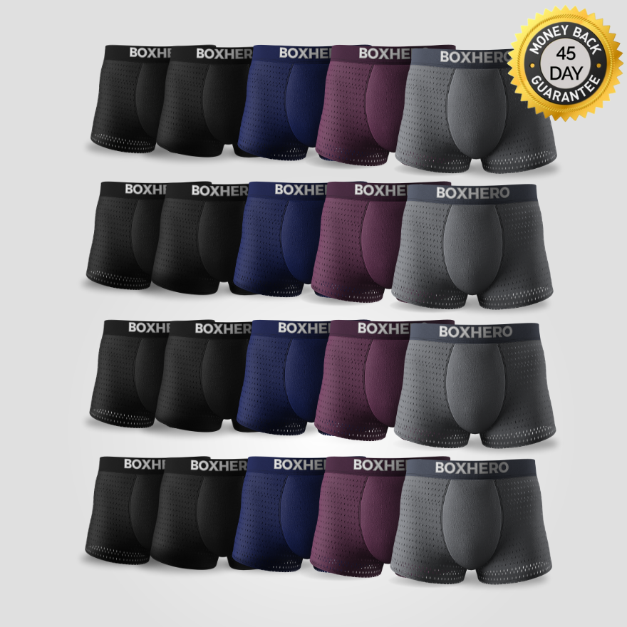 BOXHERO BAMBOO FIBRE BOXER SHORTS  1.0 - FOR ALL-DAY COMFORT