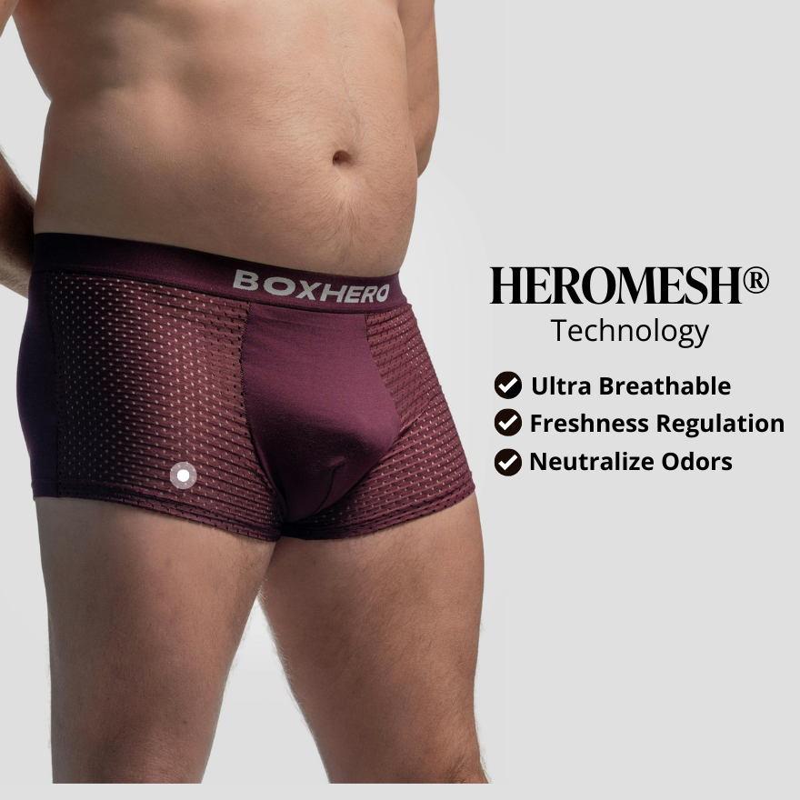 BOXHERO BAMBOO FIBRE BOXER SHORTS  1.0 - FOR ALL-DAY COMFORT & SUSTAINABILITY