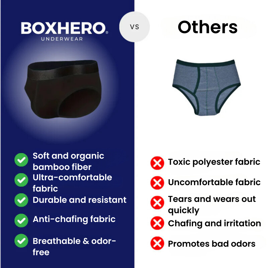 PACK OF 2 BAMBOO FIBER BRIEFS + 1 FREE