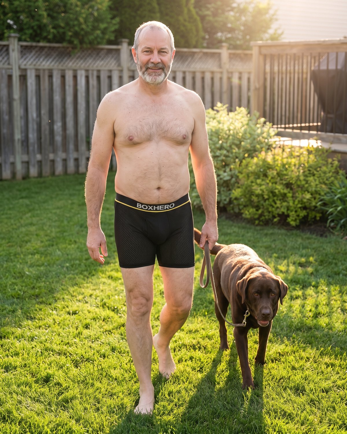 Walking in the BoxHero 2.0: the longer leg stays in place, nothing to readjust